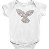 dove typography Baby Bodysuit