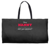 i'm a nanny what's your superpower Weekender Totes