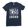 i didn't choose to be black Ladies Fitted T-Shirt
