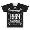 vintage made in 1959 perfectly aged a living legend All Over Men's T-shirt