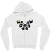 helmets ii Zipper Hoodie