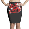 i love my family Pencil Skirts