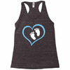 Baby Boy with Heart Any Name Customized Racerback Tank