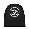 ohm aum um yoga Baby Beanies
