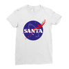 santa nasa Ladies Fitted T-Shirt