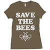 save the bees (2) Ladies Fitted T-Shirt