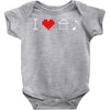 i love house music Baby Bodysuit