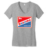 bazooka joe bubble gum logo ideal birthday present or gift Women's V-Neck T-Shirt