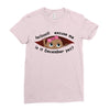 December  Peeking Out Baby Girl Ladies Fitted T-Shirt