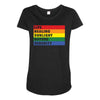 Lgbt Ampersand Maternity Scoop Neck T-shirt