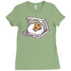 schr&ouml;dinger pizza Ladies Fitted T-Shirt