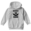 respect the beard Youth Hoodie