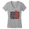 Pubg Silhouette Women's V-Neck T-Shirt