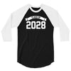class of 2028 novelty high school elementary 3/4 Sleeve Shirt