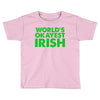 world's okayest irish Toddler T-shirt