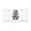 Fight Alone Avengers License Plate