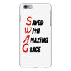 saved with amazing grace iPhone 6/6s Plus Case