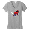 unicorn spidey Women's V-Neck T-Shirt