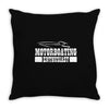 motorboating enthusiast Throw Pillow