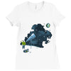 anyone out there Ladies Fitted T-Shirt
