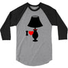 i love lamp 3/4 Sleeve Shirt