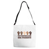 nevertheless she persists people Adjustable Strap Totes