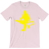 sasquatch guitar gear  funny bigfoot yeti comic monster retro T-Shirt