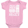 real men use 3 pedals Baby Onesie