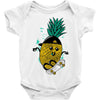 pineapple skateboarding Baby Onesie