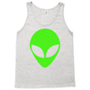 uomo alieno ufo stampa verde fluo divertente mitiche Tank Top