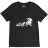 alien evolution   mens funny V-Neck Tee