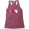 i love africa Racerback Tank