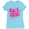 rock music r2 Ladies Fitted T-Shirt