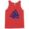 valknutr knoten der gefallenen odin nordisch symbol aspekte wotan Tank Top