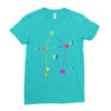 libra rainbow sign Ladies Fitted T-Shirt