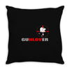 gunlover Throw Pillow