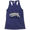 hunting giant hogs Racerback Tank