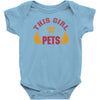 This Girl Loves Her Pets Baby Onesie