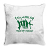 I Have a Little Help From My Friends Throw Pillow