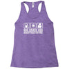 gas grass ass nobody rides for free funny Racerback Tank