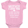 I Love You Mother Baby Bodysuit