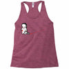 sad psycho Racerback Tank