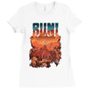 run! Ladies Fitted T-Shirt