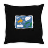 rose's green Throw Pillow