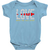 love make you fall apart Baby Onesie