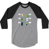 rolling on the forest floor laughing 3/4 Sleeve Shirt
