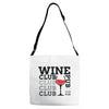 Wine Club pub Adjustable Strap Totes