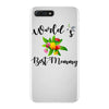 world's best mommy with flowers iPhone 7 Plus Case