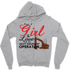 Just A Girl In Love With Her Heavy Equıpment Operator Zipper Hoodie