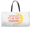 Alhamdullillah It's My First Ramadan Weekender Totes